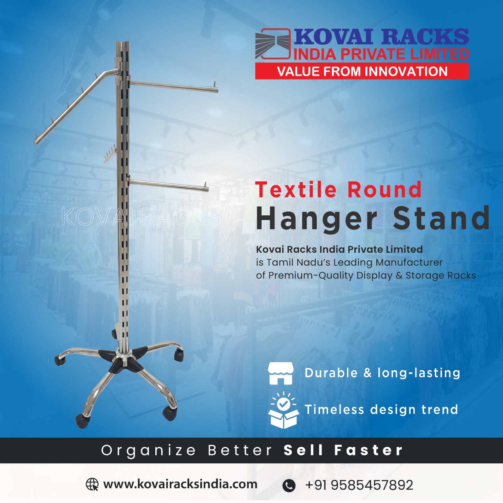 Textile Hanger Stand 